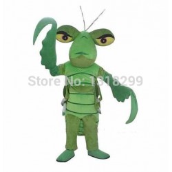 Green Mantis Mascot Costume
