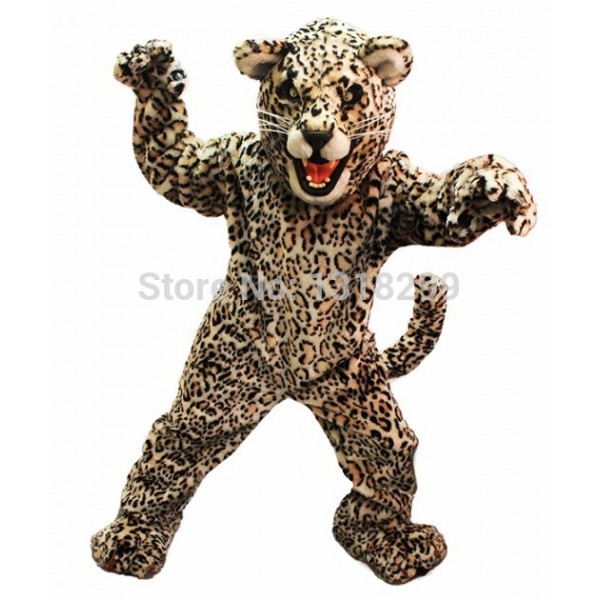 Leapin&#39; Leopard jaguar panther Mascot Costume