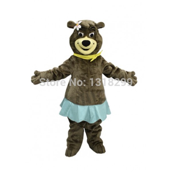 Female Bear Mascot Costume