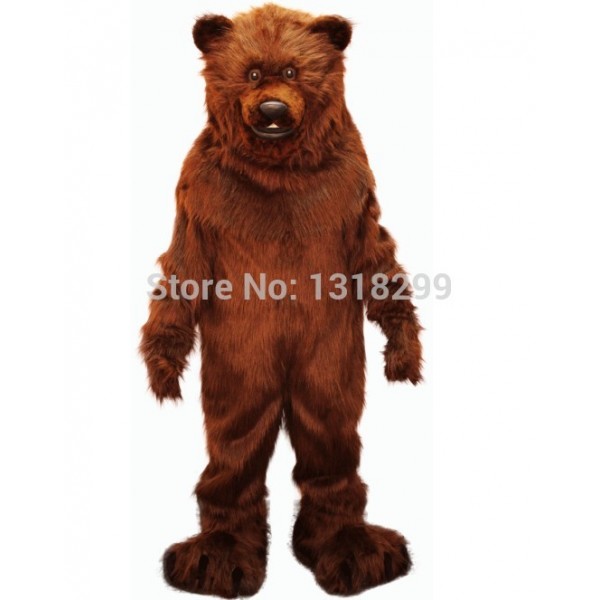 Big Grizzly Bear Mascot Costume