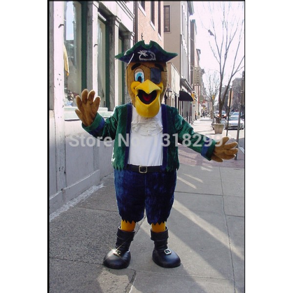 Pete the Pelican Pirate Mascot Costume