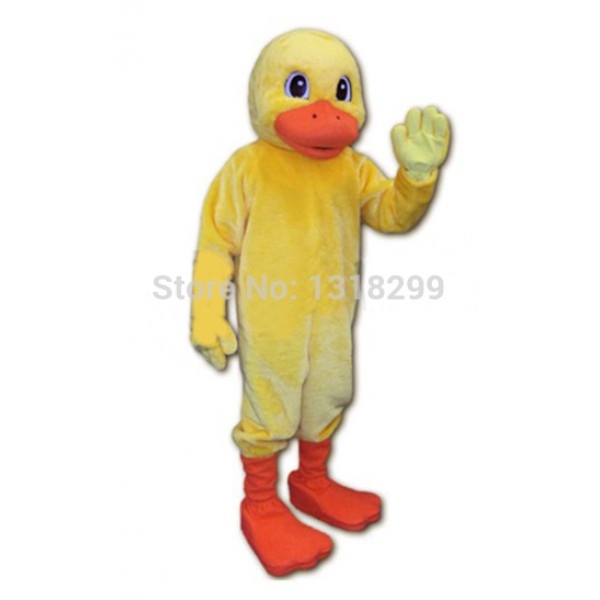 Little Yellow Duck Mascot Costume