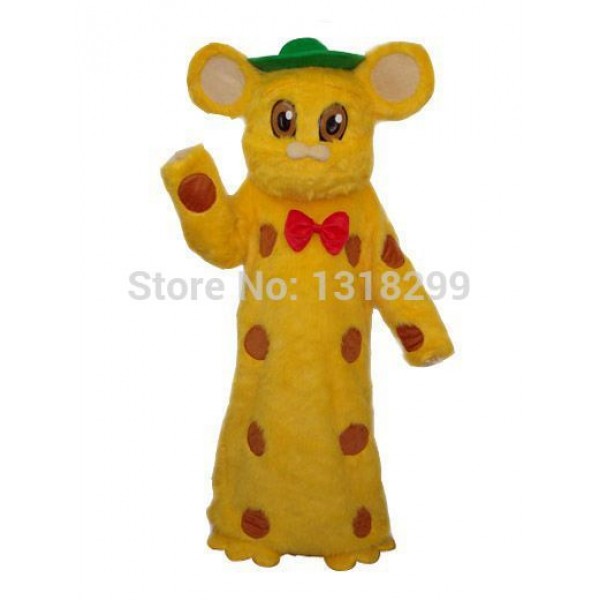 Plush Kuhn Mouse Mascot Costume