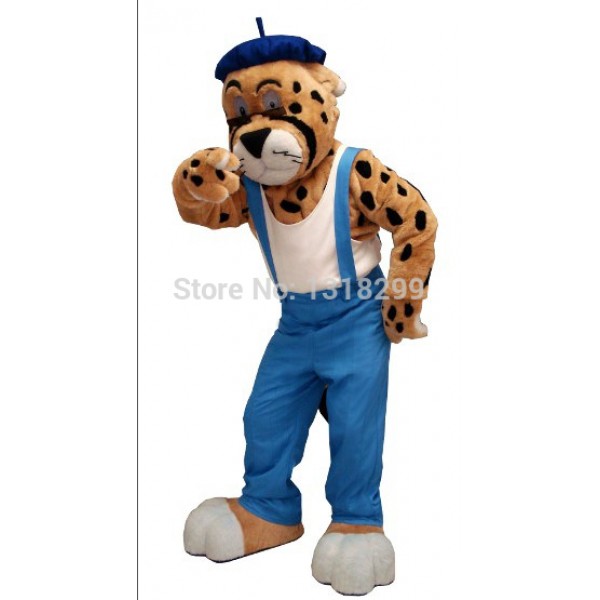 Chaz the Cheetah Mascot Costume