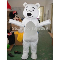 White Bear Mascot Costume
