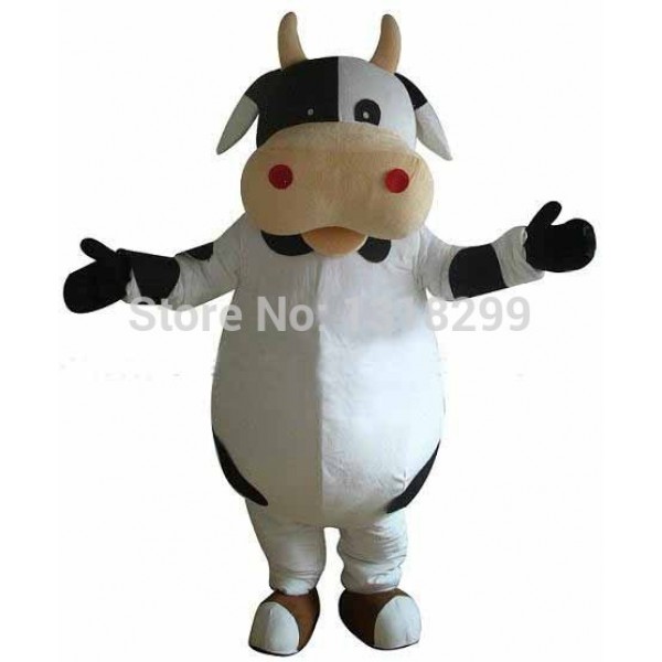 Dairy Cattle Milk Cow Mascot Costume