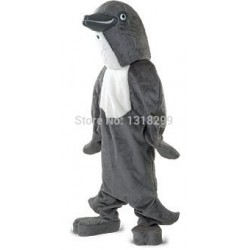Happy Dolphin Mascot Costume