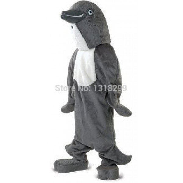 Happy Dolphin Mascot Costume