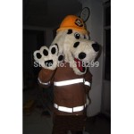 spotty dog Firemen Mascot Costume