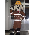 spotty dog Firemen Mascot Costume