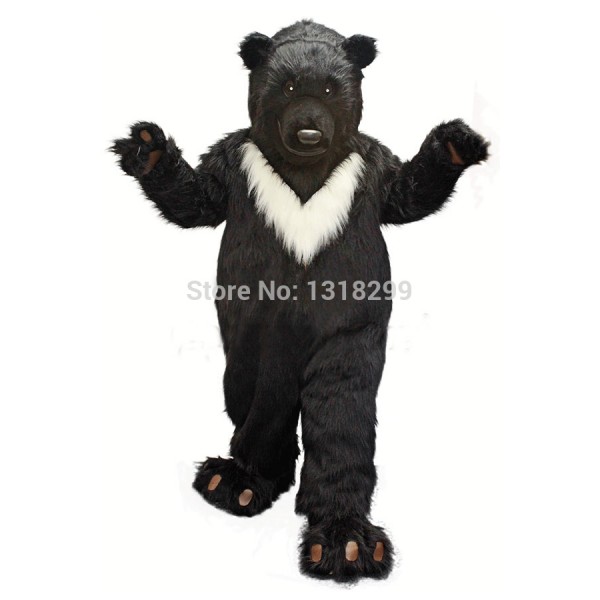 Big Black Bear Mascot Costume