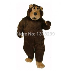 Brown Fur Boris Bear Mascot Costume