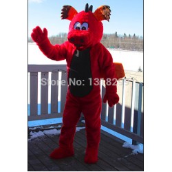 red dragon Mascot Costume