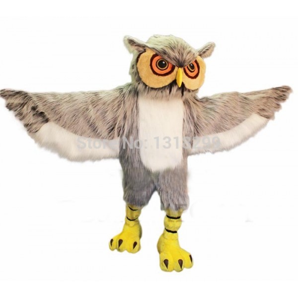Plush Ordy Owl Mascot Costume