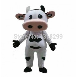 Dairy Cattle Milk Cow Mascot Costume