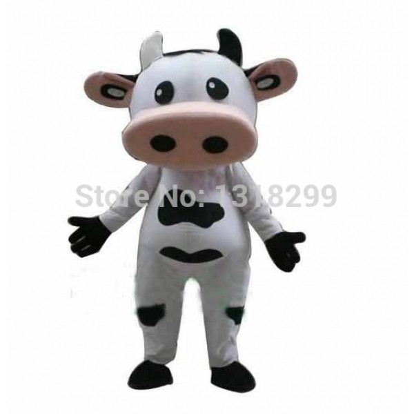 Dairy Cattle Milk Cow Mascot Costume