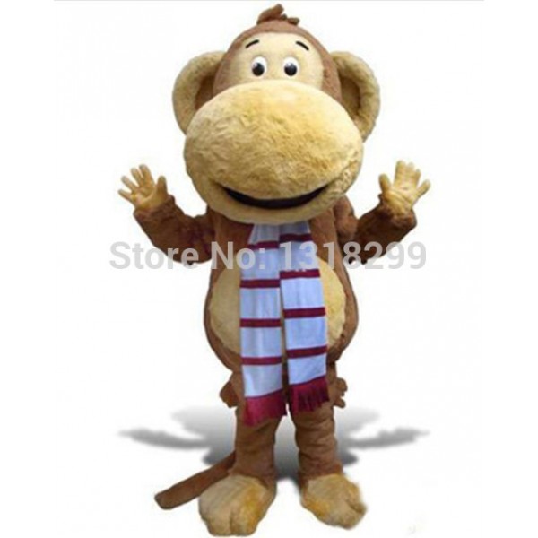 Big Mouth Monkey Mascot Costume