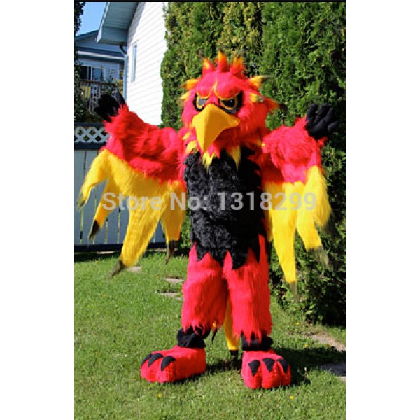 plush pheonix Mascot Costume