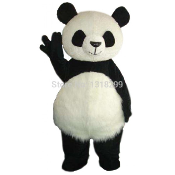 Fat Kawaii Panda Mascot Costume
