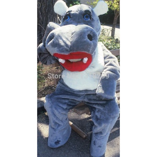 Hillary Hippo Mascot Costume