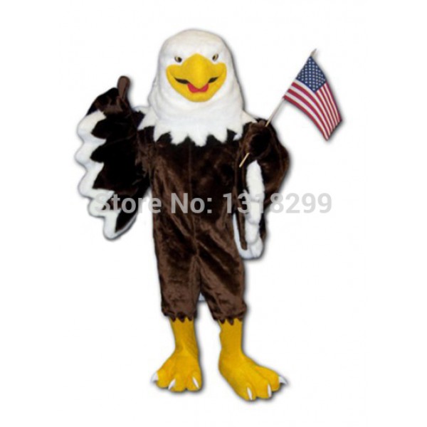 Patriotic Eagle Mascot Costume