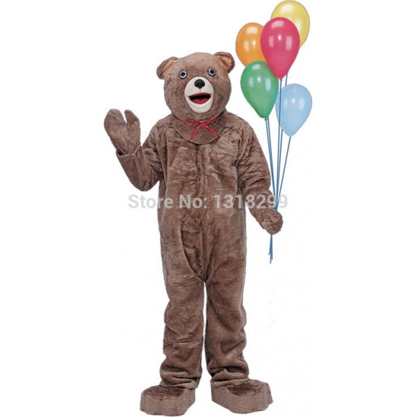 Holiday Teddy Bear Mascot Costume
