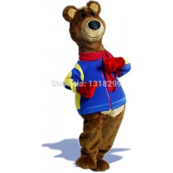 Brisky Bear Mascot Costume