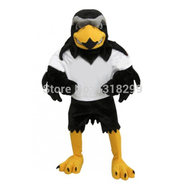 Plush Falcon Mascot Costume