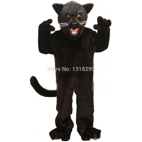 Jet Black Panther Mascot Costume