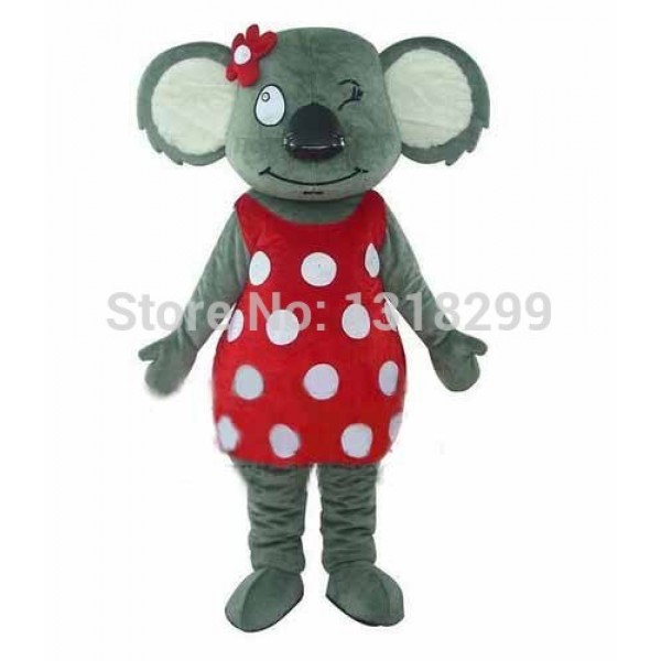 Koala Girl Mascot Costume