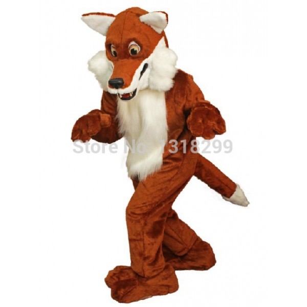 plush Red Fox Mascot Costume