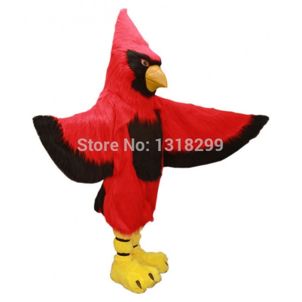 Red jay Cardinal Mascot Costume