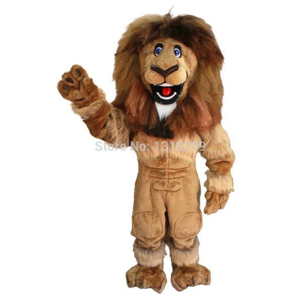 Louie Lion King Mascot Costume
