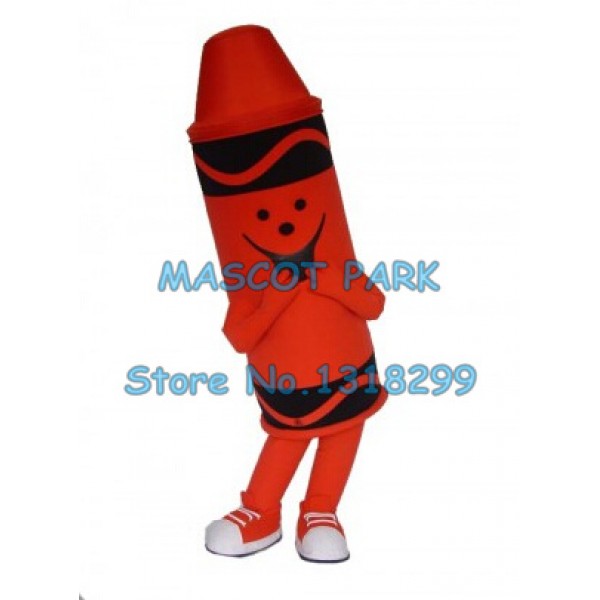 red tip crayola Mascot Costume