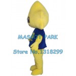 yellow star Mascot Costume