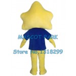 yellow star Mascot Costume