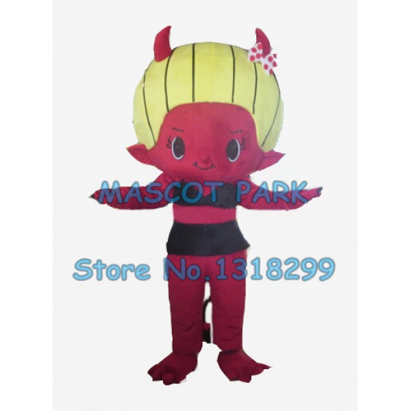 red devil Mascot Costume