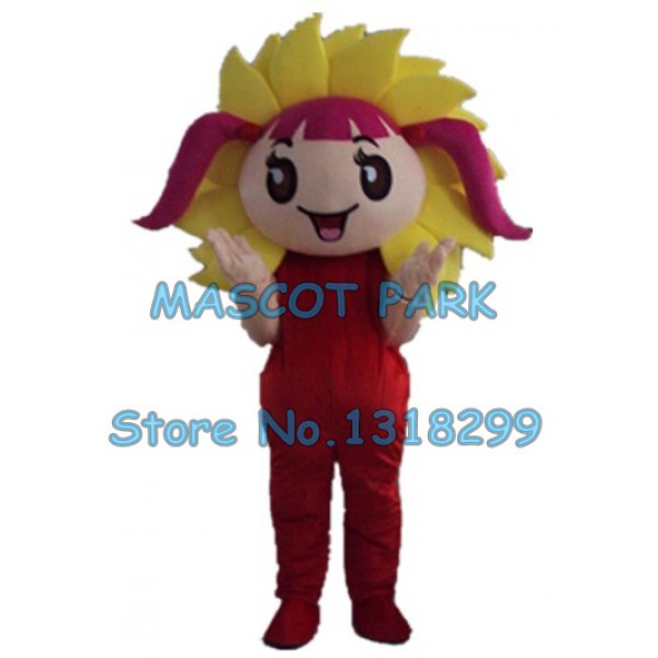 sun girl Mascot Costume