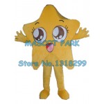 yellow star Mascot Costume