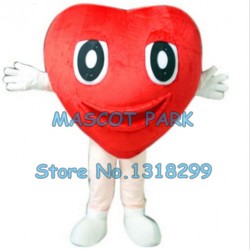 red heart Mascot Costume