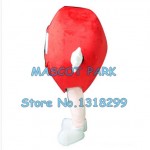 red heart Mascot Costume