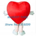 red heart Mascot Costume