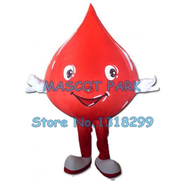 blood drop Mascot Costume