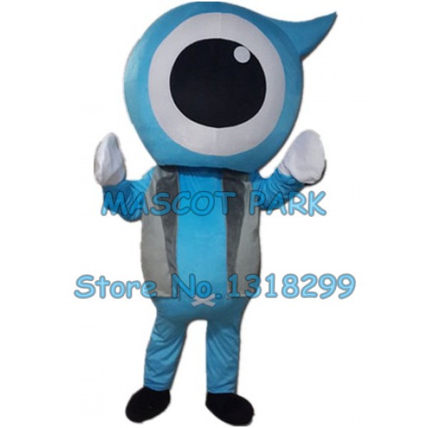 blue eyeball Mascot Costume