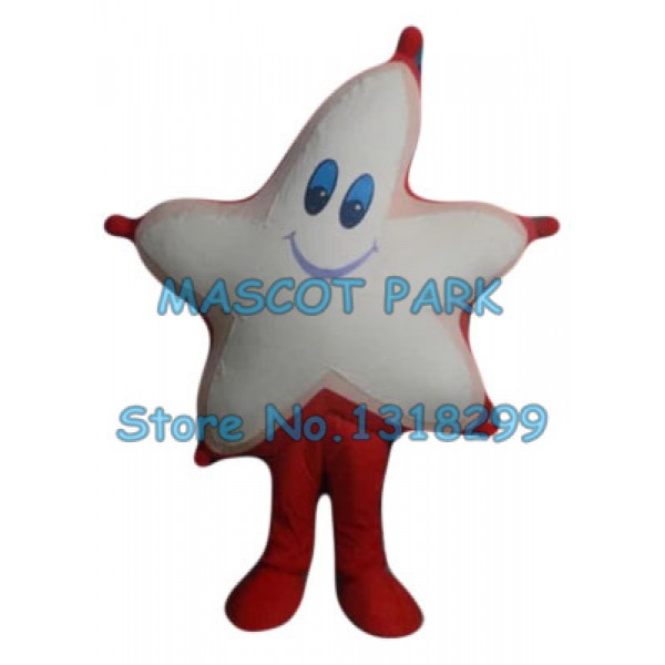 yellow star Mascot Costume