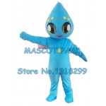 blue alien Mascot Costume