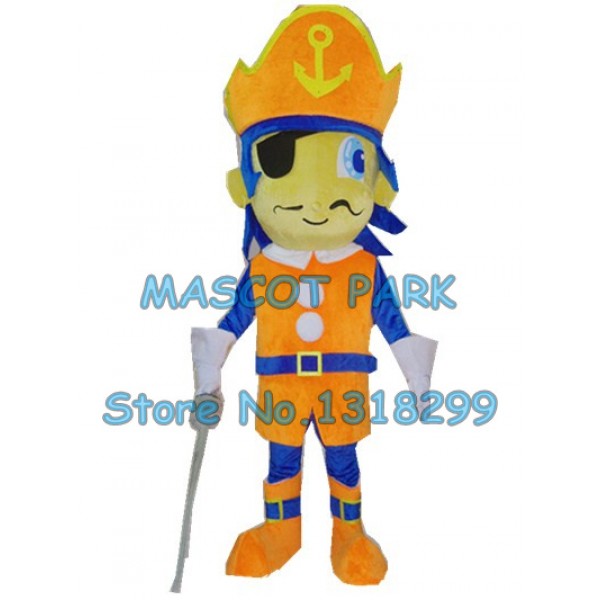 pirate boy Mascot Costume