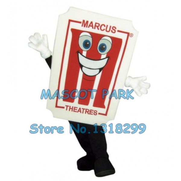 theatre ticket Mascot Costume