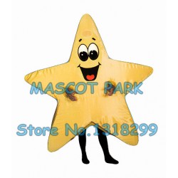 golden star Mascot Costume