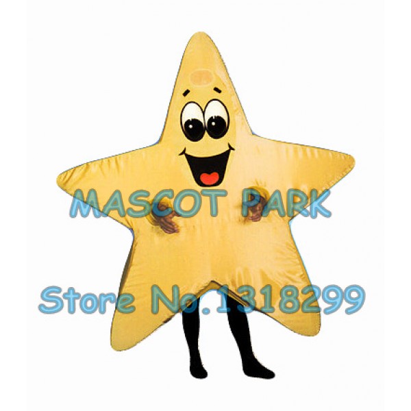 golden star Mascot Costume